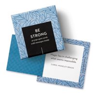 ThoughtFulls: Be Strong: 30 Pop-Open Cards with Messages Inside 1966077335 Book Cover