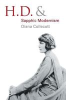 H.D. and Sapphic Modernism 1910-1950 0521101832 Book Cover