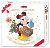 Disney Mickey & Friends Advent Calendar Box Set - with Storybook, Daily Family Activities, and 3D Christmas Tree