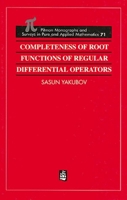 Completeness of Root Functions of Regular Differential Operators 0582236924 Book Cover