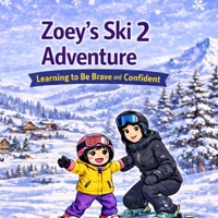 Zoey's Ski Adventure 2: Learning to Be Brave and Confident (Zoey’s Adventure Series) B0GVDKKDJX Book Cover