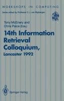 Information Retrieval Colloquium (Workshops in Computing) 3540198083 Book Cover