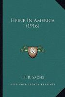 Heine in America 054856602X Book Cover