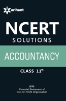 NCERT Solutions Accountancy Class 11th 9351416240 Book Cover