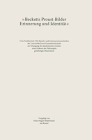 Becketts Proust-Bilder: Erinnerung Und Identit�t 3476995925 Book Cover