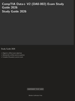 CompTIA Data+ V2 (DA0-002) Exam Study Guide 2026 (Meridian Certification Press Study Guides) 1608887774 Book Cover