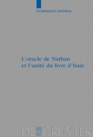 Oracle De Nathan Et L'unite Du Live D'lsai (Beihefte Zur Zeitschrift Fur Die Alttestamentliche Wissenschaft) (French Edition) 3110181835 Book Cover