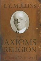 Axioms of Religion 1789871867 Book Cover