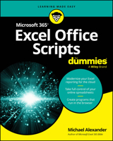 Microsoft 365 Excel Office Scripts For Dummies 139441269X Book Cover