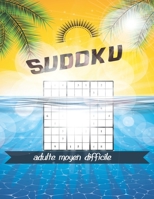 Sudoku adulte moyen difficile: Gros Caract�re - Sudoku Grande Grille avec solutions. B08WZCCZ22 Book Cover