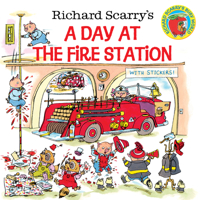 Richard Scarry's A Day at the Fire Station (Look-Look) 0307105458 Book Cover