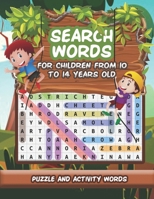 word search puzzle books for children from 10 to 14 years old: High Frequency Words Activity Book for Raising Confident B08SGWNKGZ Book Cover