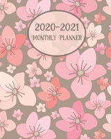 2020-2021 Monthly Planner: Pink Cherry Blossom - LARGE 24 Months Calendar - 2 Year Diary Journal - Multi Year Schedule Organizer - January 2020 to December 2021 Agenda Notebook with Inspirational Quot 1692780263 Book Cover