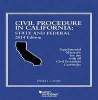 Civil Procedure in California 0314290885 Book Cover