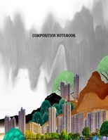 composition notebook: composition notebook Novelty Smiley, notebook paper reinforced holes, notebook college ruled, Dotted Grid Eco-Friendly Notebook, notebook college ruled 8.5 x 11, Wave Smart Noteb 169537553X Book Cover