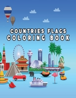 countries flags Coloring Book: A great book for playing and learning about Alphabet Countries Flags B08QLNXPPB Book Cover