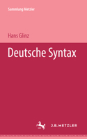 Deutsche Syntax 3476991024 Book Cover