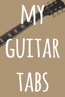My Guitar Tabs: 119 pages of guitar tabs - perfect way to record music - ideal gift for anyone who plays guitar! 1692689797 Book Cover