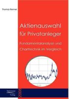 Aktienauswahl Fur Privatanleger 3867410046 Book Cover