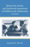 Behavioral, Social, and Emotional Assessment of Children and Adolescents 0805839070 Book Cover