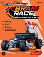 Hot Wheels Brain Race Kindergarten Workbook B0G4NT9CXL Book Cover