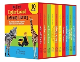 My First English - Español Learning Library (Mi Primea English - Español Learning Library) : Boxset of 10 English - Spanish Board Books 9389567653 Book Cover