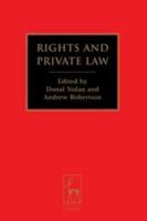 Rights and Private Law: Between Risk and Regulation 1849466564 Book Cover