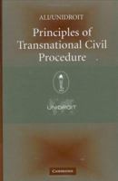 Principles of Transnational Civil Procedure 0521855012 Book Cover
