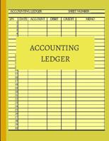 Accounting Ledger: Basic ledger book for monthly weekly personal ledger accounting journal pages book sheets paper for general accounting with 6 columns accounting paper for small business with simple 1092882847 Book Cover