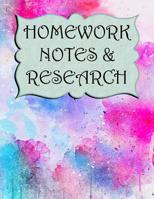 Homework, Notes & Research 1080991085 Book Cover