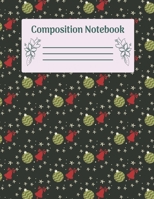 Composition Notebook: Christmas Composition Notebook College Ruled Notebooks Paper - Xmas Composition Notebook (Diary, Journal) 8.5x11in 110 Pages College Ruled Notebooks Paper 1699506744 Book Cover