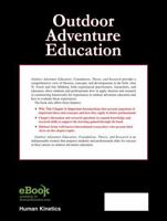Outdoor Adventure Education: Foundations, Theory, and Research 145044251X Book Cover