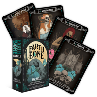 Earth & Bone Oracle: Honor the Concepts of Rebirth and Transformation (42 Gilded Cards and 112-Page Full-Color Guidebook)