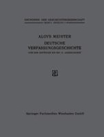 Deutsche Verfassungsgeschichte Von Den Anfangen Bis Ins 14. Jahrhundert 3663155706 Book Cover