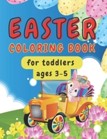 Easter Coloring Book for Toddlers ages 3-5: Cute and Simple Easter patterns for kids fun and relaxing B09S65S174 Book Cover