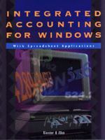 Integrated accounting for Windows with Spreadsheet applications 0538838353 Book Cover