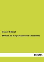 Studien Zu Altspartanischen Geschichte 3846011924 Book Cover