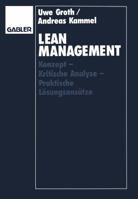 Lean Management: Konzept - Kritische Analyse - Praktische Losungsansatze 3322907538 Book Cover