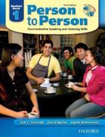 Person to Person: Communicative Speaking and Listening Skills, Student Book 1 0194302121 Book Cover