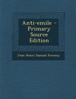 Anti-Emile 1022572733 Book Cover