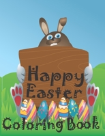 Happy Easter Coloring Book: Coloring Journal B08ZW38BYP Book Cover
