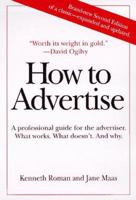 How to Advertise 0312340214 Book Cover