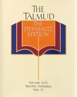 Talmud vol. 17: The Steinsaltz Edition: Tractate Sanhedrin, Part III 0375501835 Book Cover