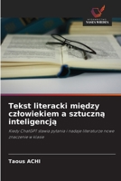 Tekst literacki między czlowiekiem a sztuczną inteligencją 6630140648 Book Cover