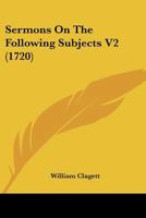 Sermons On The Following Subjects V2 1165946548 Book Cover