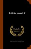 Bulletin, Issues 1-6 1245800698 Book Cover