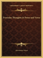 Every-day thoughts in prose and verse B0008AFUSY Book Cover