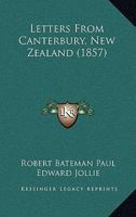 Letters From Canterbury, New Zealand 1165420392 Book Cover