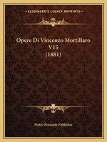 Opere Di Vincenzo Mortillaro V15 (1881) 1167584694 Book Cover