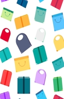 A5 Lined Notebook 110 Pages: Funny Ruled Journal Colorful Supermarket Sale Shopping Bag Package Box 08E. Cute Unique Student Teacher Blank Scrapbook/ Composition/ Planner Great For Home School Office  1700572016 Book Cover